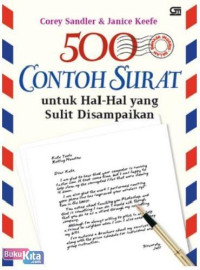 Image of 500 Contoh Surat:Hal-Hal Yang Sulit Disampaikan Dalam Bahasa Inggris